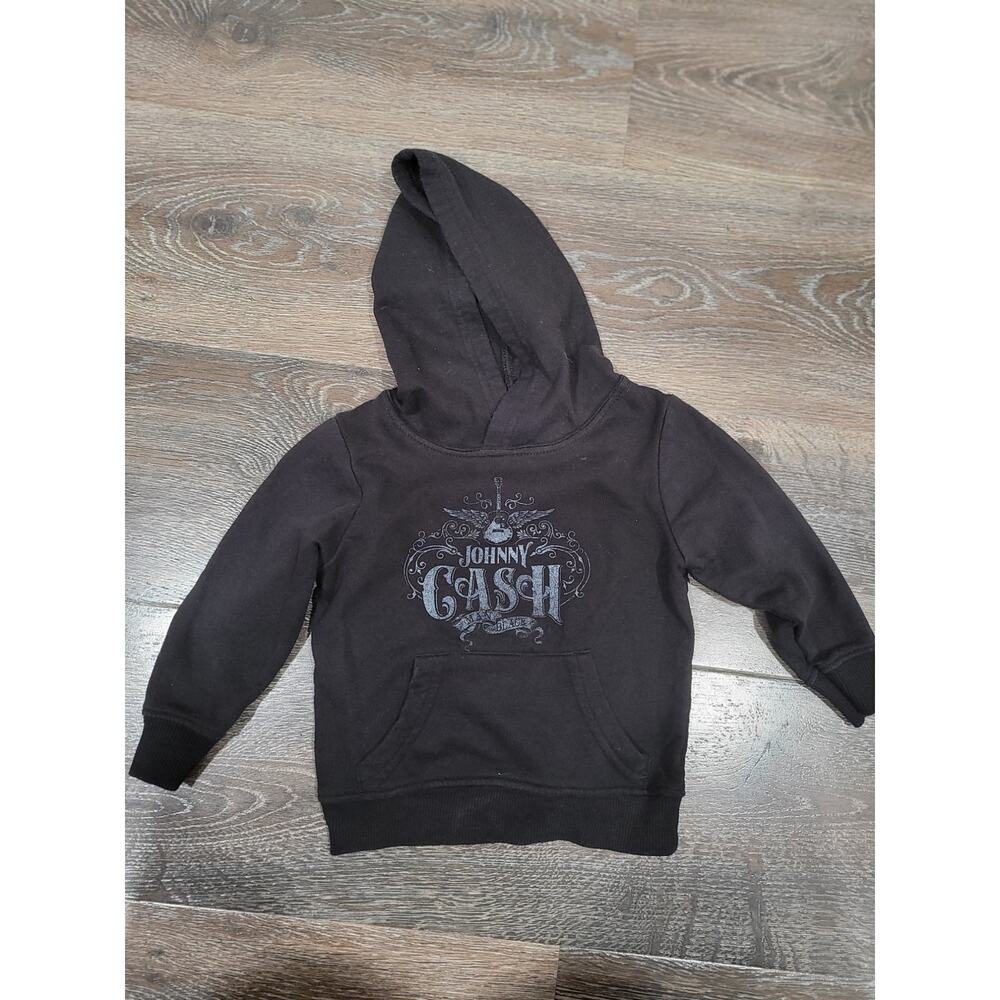 Johnny Cash Baby Black Hooded Sweatshirt size 18 months‎ #7